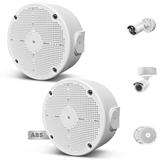 Security Camera Junction Box, IP65 Waterproof Outdoor ABS Enclosure for Bullet, Dome, PTZ Cameras, Camera Wiring & Concealment Boxes for Wall and Ceiling Installation