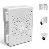 ABS Security Camera Junction Box for PTZ Cameras Outdoor IP65 Waterproof Mounting Bracket with Cable Concealment for Security Cameras
