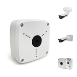 【KU-PFA122 】Aluminum Junction Box for DAH Bullet IP Cameras, Waterproof Mount Bracket with Cable Concealment, White