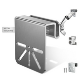 Stainless Steel Security Camera Gutter Mount Bracket, Heavy Duty Outdoor Surveillance Camera Holder, Universal Mount for IP CCTV Cameras