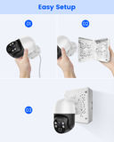 ABS Security Camera Junction Box for PTZ Cameras Outdoor IP65 Waterproof Mounting Bracket with Cable Concealment for Security Cameras