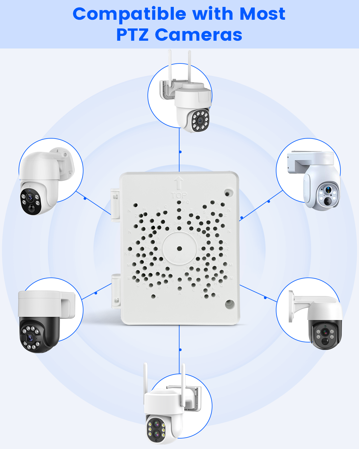 Universal ABS Security Camera Junction Box For PTZ Scurity Camera Outd universal-abs-security-camera-junction-box-for-ptz-scurity-camera-outd