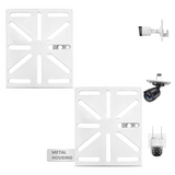 Universal Heavy Duty Steel Gutter Mount Bracket for Bullet & Dome Security Cameras, Metal CCTV Camera Pole Mount, Stable Holder for Indoor & Outdoor Use