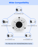 【KU-DS-1280ZJ-XS】 Aluminum Junction Box for HIK Bullet IP Cameras, IP66 Waterproof Mount Bracket, Hide Cable Concealment Boxes