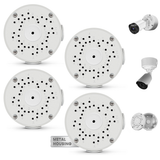 Universal Bullet Security Camera Junction Box, Weatherproof Metal Mount Base