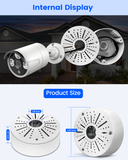 Universal Aluminum Camera Junction Box – Waterproof Mount with Cable Concealment
