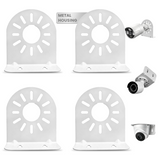 Universal L-Shaped Security Camera Wall Mount, Heavy Duty Metal Bracket for CCTV Bullet & Dome IP Cameras, Stable Surveillance Mount