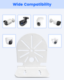 Heavy Duty Metal Security Camera Mount Bracket, Universal Steel Wall Mount for Dome & Bullet CCTV IP Cameras, Rustproof Indoor & Outdoor Surveillance Camera Holder