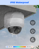 【KU-DS-1280ZJ-DM21 】Aluminum Junction Box Mount Bracket for HIK Dome & Turret CCTV Cameras, IP66 Weatherproof Cable Concealment for Outdoor Use
