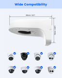 【KU-PFB203W】Metal Waterproof Wall Mount Bracket, Aluminum Alloy Arm for Dah IP Dome Cameras
