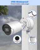 【KU-DS-1280ZJ-XS】 Aluminum Junction Box for HIK Bullet IP Cameras, IP66 Waterproof Mount Bracket, Hide Cable Concealment Boxes