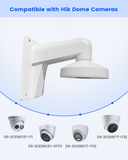 【KU-DS-1273ZJ-130-TRL】 Aluminum Alloy Wall Mount Bracket with Junction Box for HIK Dome Cameras