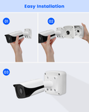 【KU-PFA121】 Aluminum Junction Box for DAH Bullet Cameras, IP66 Waterproof Mounting Bracket for Outdoor/Indoor Use