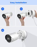 【KU-DS-1280ZJ-XS】 Aluminum Junction Box for HIK Bullet IP Cameras, IP66 Waterproof Mount Bracket, Hide Cable Concealment Boxes
