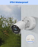 Universal Waterproof Junction Box for Bullet CCTV Cameras, ABS IP54 Outdoor Mounting Bracket, Security Camera Cable Management Boxes