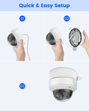 【KU-DS-1280ZJ-DM8】 Metal Camera Junction Box, IP66 Mount Base for HIK Dome