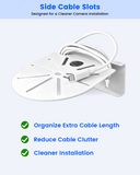 Heavy Duty Metal Security Camera Mount Bracket, Universal Steel Wall Mount for Dome & Bullet CCTV IP Cameras, Rustproof Indoor & Outdoor Surveillance Camera Holder
