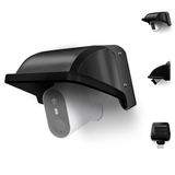 Universal Security Camera Sun Rain Cover Shield, ABS Protective Proof for Dome/Bullet CCTV Surveillance Cameras (Black)