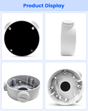 【KU-DS-1260ZJ】 Aluminum Junction Box for HIK Bullet Cameras, Wall Mount Bracket for Outdoor POE IP Security Camera