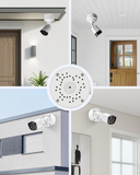 Universal Bullet Security Camera Junction Box, Weatherproof Metal Mount Base