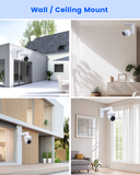 【KU-DS-1273ZJ-130-TRL】 Aluminum Alloy Wall Mount Bracket with Junction Box for HIK Dome Cameras