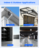 Universal Heavy Duty Steel Gutter Mount Bracket for Bullet & Dome Security Cameras, Metal CCTV Camera Pole Mount, Stable Holder for Indoor & Outdoor Use