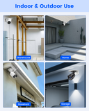 L-Shaped Dome Camera Mount Bracket, Heavy Duty Metal Security Camera Wall & Ceiling Mount, Universal Surveillance Camera Mount for Indoor Outdoor Use