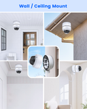 【KU-DS-1280ZJ-DM46】 Metal IP66 Camera Junction Box for Hik Dome Cameras