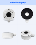 【KU-DS-1280ZJ-XS】 Aluminum Junction Box for HIK Bullet IP Cameras, IP66 Waterproof Mount Bracket, Hide Cable Concealment Boxes