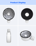 【KU-DS-1280ZJ-DM18】 Waterproof Metal Junction Box Mount Bracket for HIK Dome IP Security Cameras, White