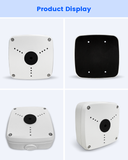 【KU-PFA122 】Aluminum Junction Box for DAH Bullet IP Cameras, Waterproof Mount Bracket with Cable Concealment, White