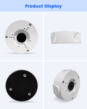 【KU-PFA130-E 】Metal Base Junction Box for Dahua Bullet, Dome Cameras, IP66 Waterproof Mount Bracket for POE IP Surveillance Cameras