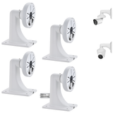 Security Camera Wall Mount Bracket with Junction Box, Outdoor/Indoor CCTV Metal Holder with Cable Management, Universal Mounting for Surveillance Cameras