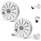 Universal Metal Security Camera Junction Box, Cable Concealment Box 1 Pack, Durable Build, Clean Cable Setup, Wide Compatibility, Multi-Hole Design, Indoor Outdoor, Easy Install