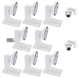 【KU-DS-1273ZJ-140】 Wall Mount Bracket Aluminum Alloy Arm for Hik IP Dome Security Cameras(White)
