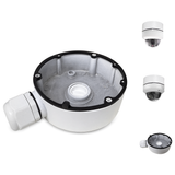 【KU-DS-1280ZJ-DM18】 Waterproof Metal Junction Box Mount Bracket for HIK Dome IP Security Cameras, White