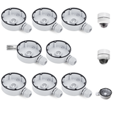 【KU-DS-1280ZJ-DM18】 Waterproof Metal Junction Box Mount Bracket for HIK Dome IP Security Cameras, White