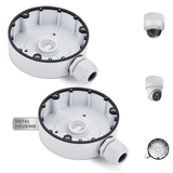【KU-DS-1280ZJ-DM8】 Metal Camera Junction Box, IP66 Mount Base for HIK Dome