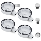 【KU-DS-1280ZJ-DM8】 Metal Camera Junction Box, IP66 Mount Base for HIK Dome