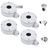 【KU-DS-1280ZJ-S】Outdoor Aluminum IP66 Junction Box for Hikvision Bullet & Dome Cameras