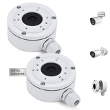 【KU-DS-1280ZJ-XS】 Aluminum Junction Box for HIK Bullet IP Cameras, IP66 Waterproof Mount Bracket, Hide Cable Concealment Boxes