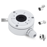【KU-DS-1280ZJ-XS】 Aluminum Junction Box for HIK Bullet IP Cameras, IP66 Waterproof Mount Bracket, Hide Cable Concealment Boxes