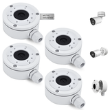 【KU-DS-1280ZJ-XS】 Aluminum Junction Box for HIK Bullet IP Cameras, IP66 Waterproof Mount Bracket, Hide Cable Concealment Boxes