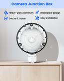 【KU-DS-1280ZJ-DM8】 Metal Camera Junction Box, IP66 Mount Base for HIK Dome